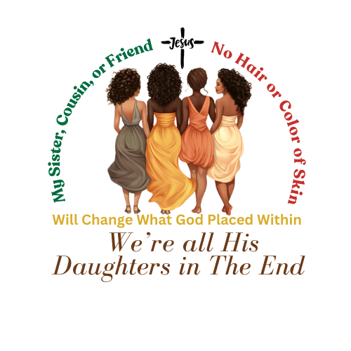 "We're All His Daughters" Crewneck Sweatshirt with Christian