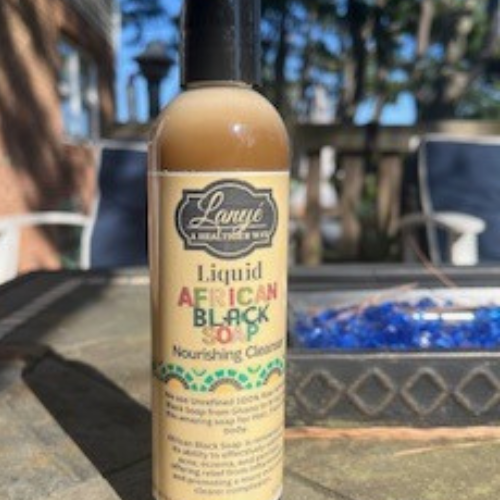 Raw African Black Soap Liquid 100%