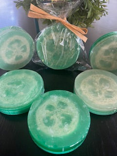 Fresh Forest Loofah Soap 2 Pack, Argan Oil, Shea Butter for Silky Soft Skin, Exfoliating Soap, Elbows, Feet, Dry Dead Skin, Entire Body