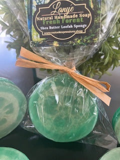 Fresh Forest Loofah Soap 2 Pack, Argan Oil, Shea Butter for Silky Soft Skin, Exfoliating Soap, Elbows, Feet, Dry Dead Skin, Entire Body