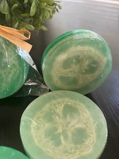 Fresh Forest Loofah Soap 2 Pack, Argan Oil, Shea Butter for Silky Soft Skin, Exfoliating Soap, Elbows, Feet, Dry Dead Skin, Entire Body