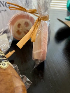 Old Tabacco Road, Loofah Soap 2 Pack, Argan Oil, Shea Butter for Silky Soft Skin, Exfoliating Soap, Elbows, Feet, Dry Dead Skin, Entire Body