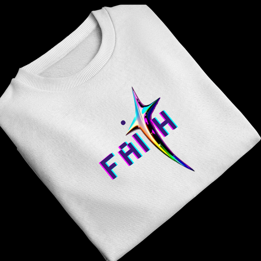 Faith Crewneck Sweatshirt with Christian Quote